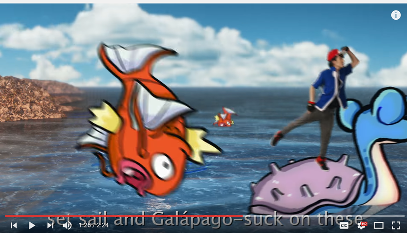 Illustration for article titled Epic Rap Battles- Ash Ketchum vs Charles Darwin